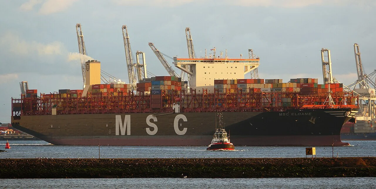 MSC Eloane at Europoort, July 2017.
