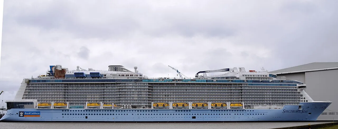 Spectrum of the Seas at the Meyer Werft shipyard in Papenburg.